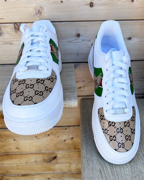 nike air force personalizzate gucci|Gucci air force 1 low gg.